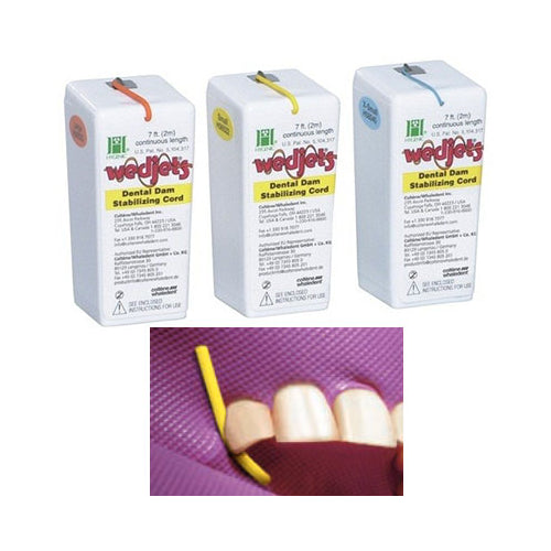 Coltene Whaledent H06524 Wedjets Dental Dam Stabilizing Cord Small 7 Feet Coltene Whaledent H06524 Wedjets Dental Dam Stabilizing Cord Small 7 Feet
